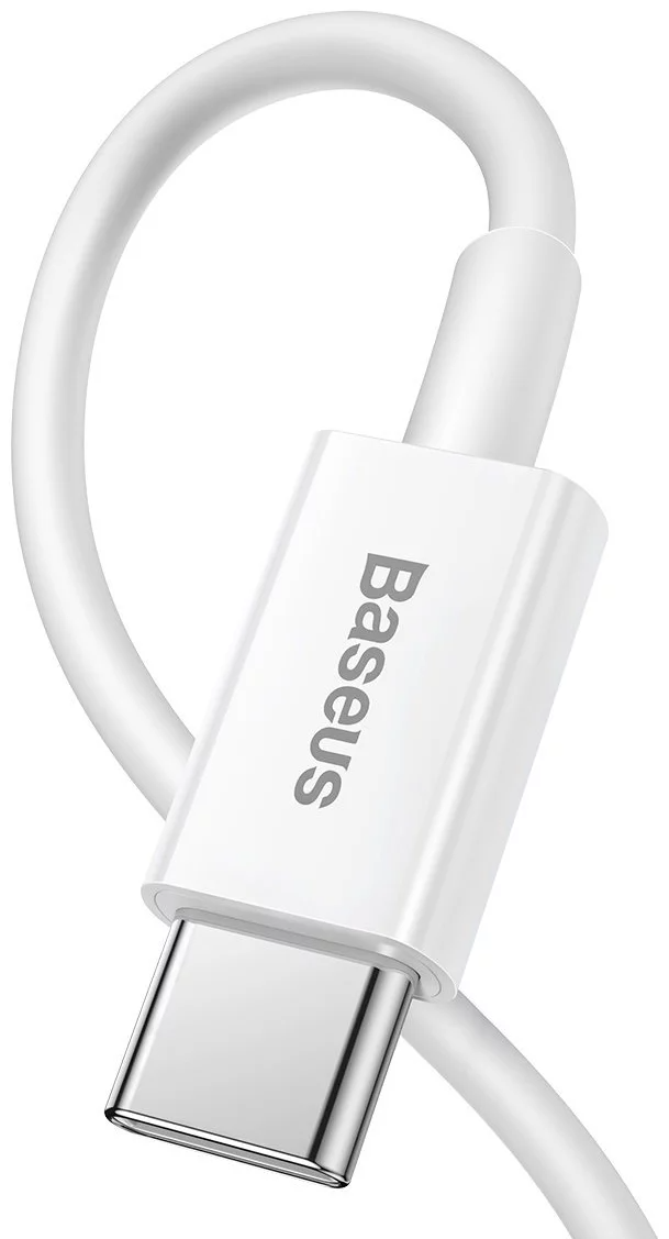 Baseus Superior Series USB-C to Lightning 20W Fast Charging Cable  Cord 2M - White