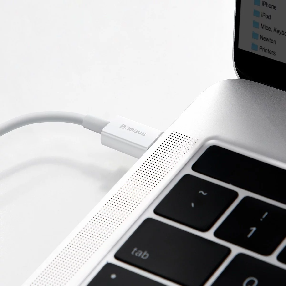 Baseus Superior Series USB-C to Lightning 20W Fast Charging Cable  Cord 2M - White