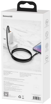 Thumbnail for Baseus Tungsten Gold Fast Charging Data Cable USB-C to USB-C 100W - 1 Meter
