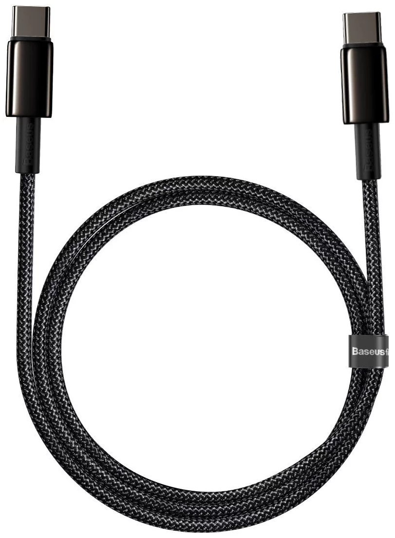 Baseus Tungsten Gold Fast Charging Data Cable USB-C to USB-C 100W - 2 Metre
