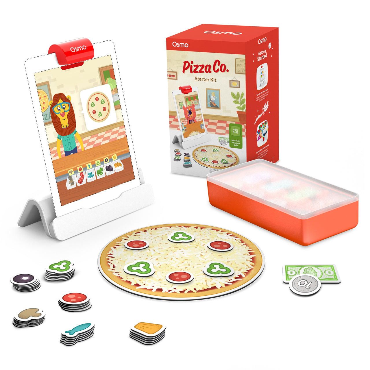 Osmo Pizza Co. Starter Kit for iPad for Ages 5-12 (Osmo Base included)