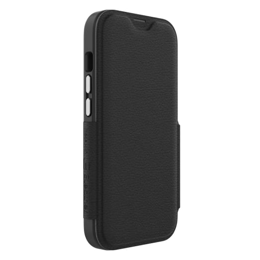 EFM Monaco Case Armour with ELeather and D3O 5G Signal Plus Technology For iPhone 14 Plus (6.7") - Black / Space Grey