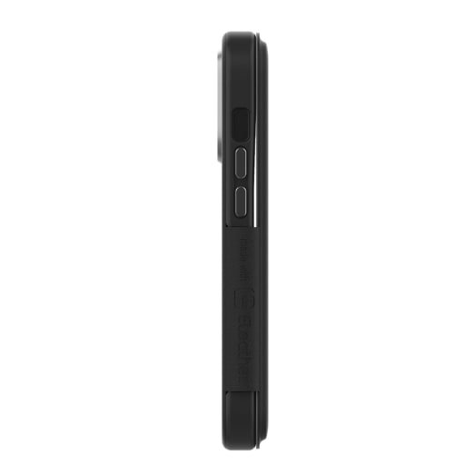 EFM Monaco Case Armour with ELeather and D3O 5G Signal Plus Technology For iPhone 14 Plus (6.7") - Black / Space Grey