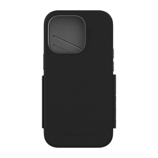EFM Monaco Case Armour with ELeather and D3O 5G Signal Plus Technology For iPhone 14 Plus (6.7") - Black / Space Grey