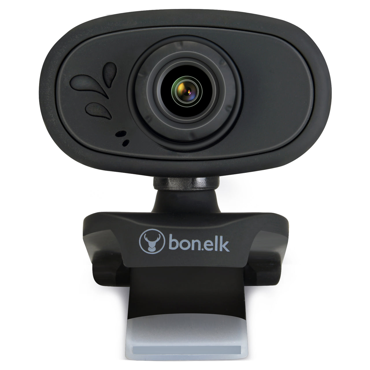 Bonelk USB Webcam, Clip On, 720p - Black