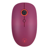 Thumbnail for Bonelk Wireless Round Scroll 4D Mouse, 800-1600 DPI, M-257 - Red