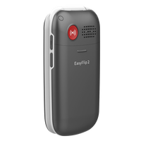 Thumbnail for Olitech Easy Flip2 4G Seniors Phone: Big Buttons, GPS Location, Amplified Volume, Emergency Key - Black/White