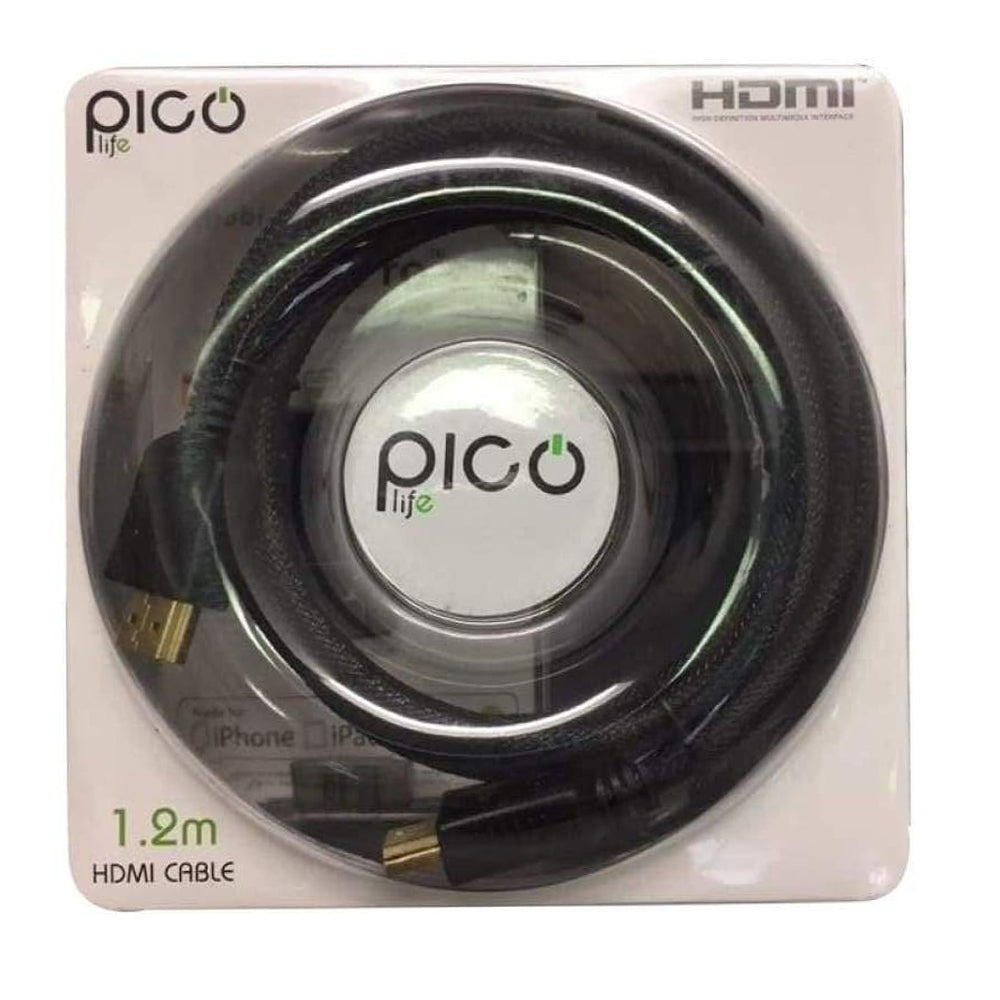 PICO 1.2 HDMI Cable with Gold Plated Connectors