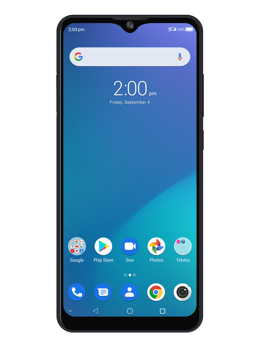 Telstra Evoke Plus 2 Black 4G 4GX 64GB Android NFC Blue Tick Mobile Phone (A7S2020)