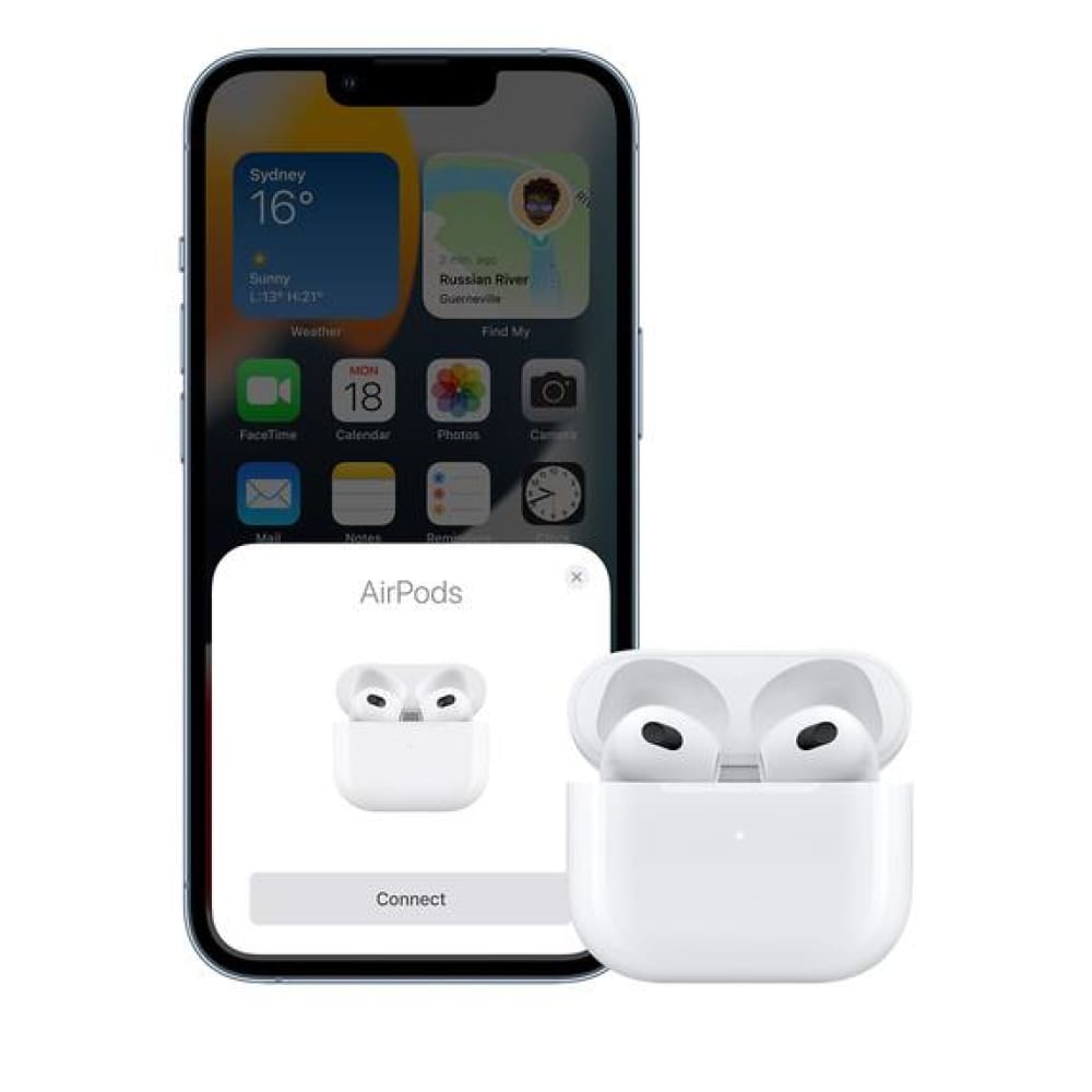 Apple AirPods (3rd Generation) with Wireless Charging Case - White - Accessories