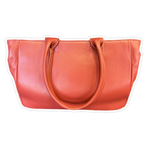 Leather United Tote Bag - RED (Genuine Leather)