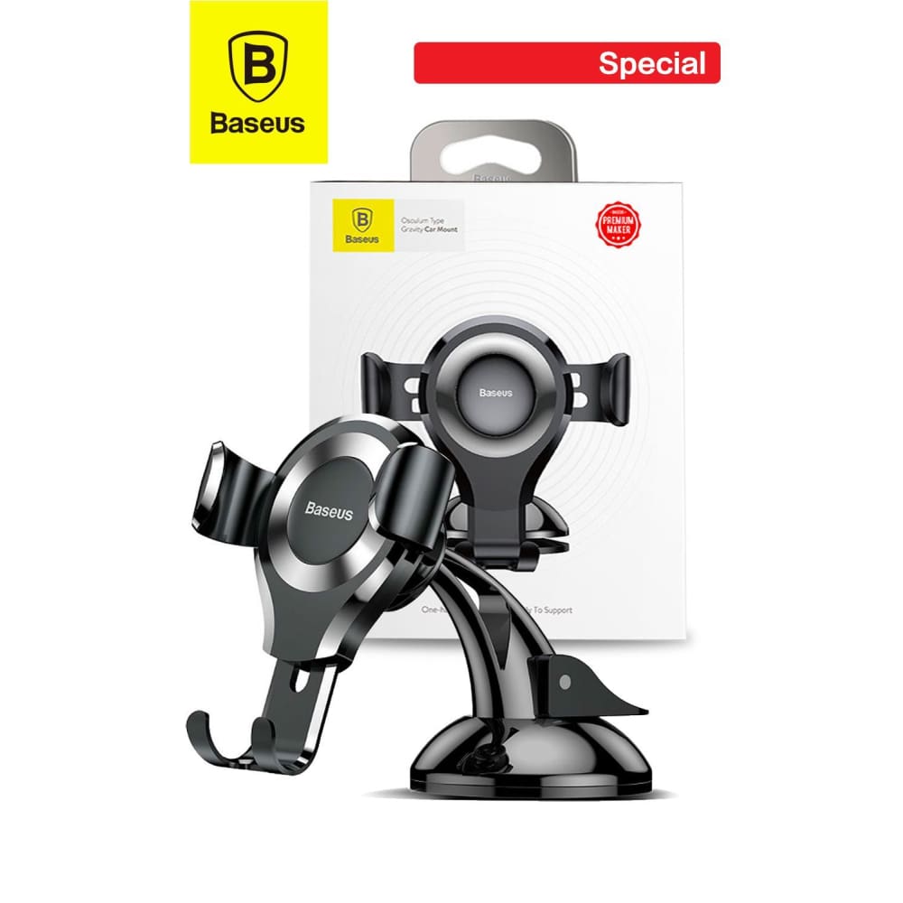 Baseus Gravity Car Holder - Black - Accessories