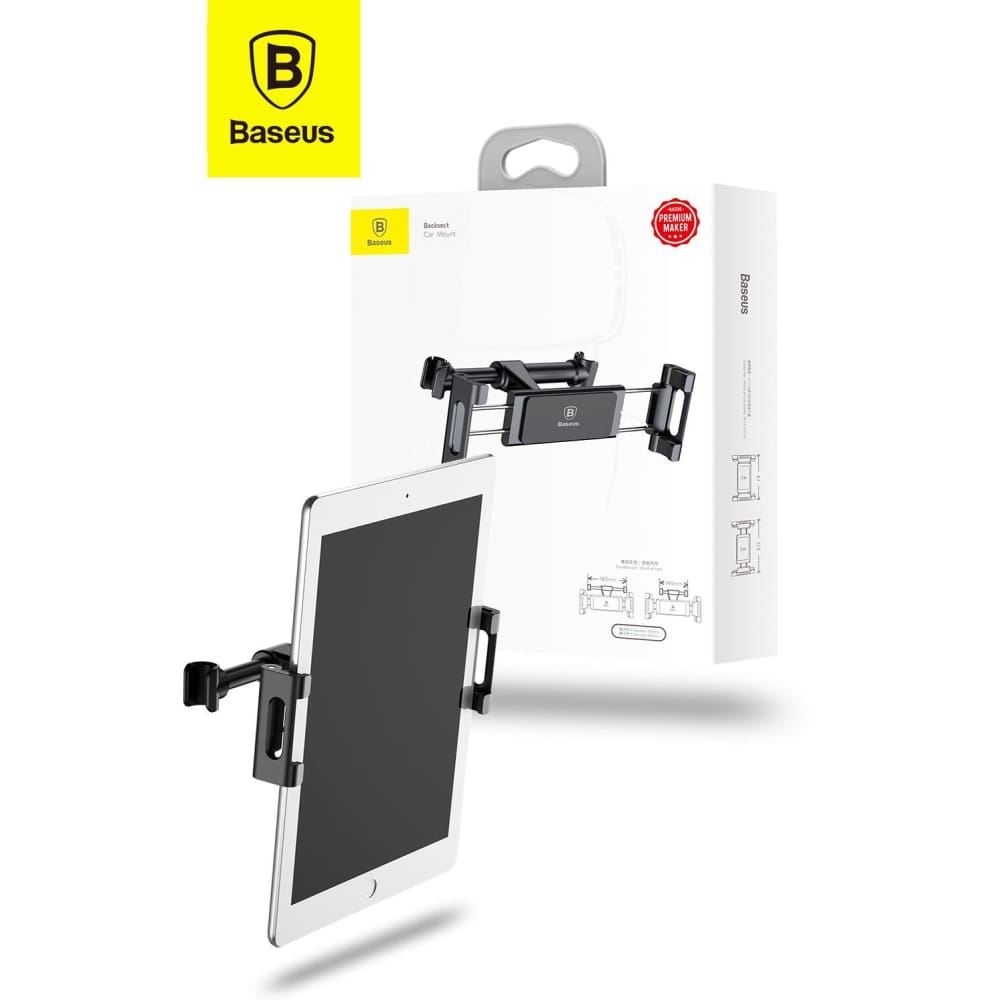 Baseus Headrest Tablet / Phone Holder for Back Seat |Kids Entertainment| - Black - Accessories