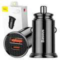 Baseus USB-C PD3.0 QC4.0 PPS 30W car charger - Black - Accessories