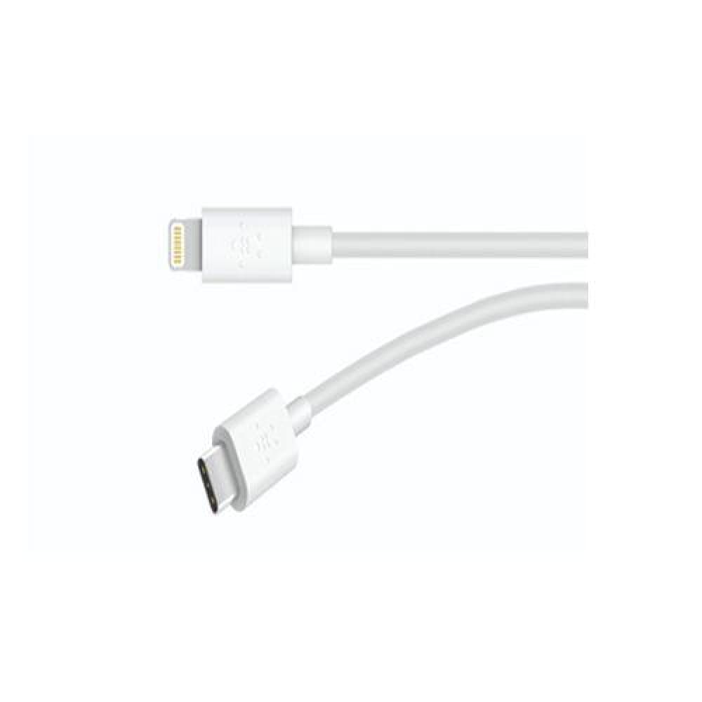 Belkin 20W USB-C PD Wall Charger + USB-C to Lightning Cable-For Apple Devices - White - Accessories