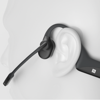 Thumbnail for Shokz OpenComm UC Bone Conduction Stereo Bluetooth Headset with Microphone - Black