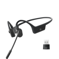 Thumbnail for Shokz OpenComm UC Bone Conduction Stereo Bluetooth Headset with Microphone - Black