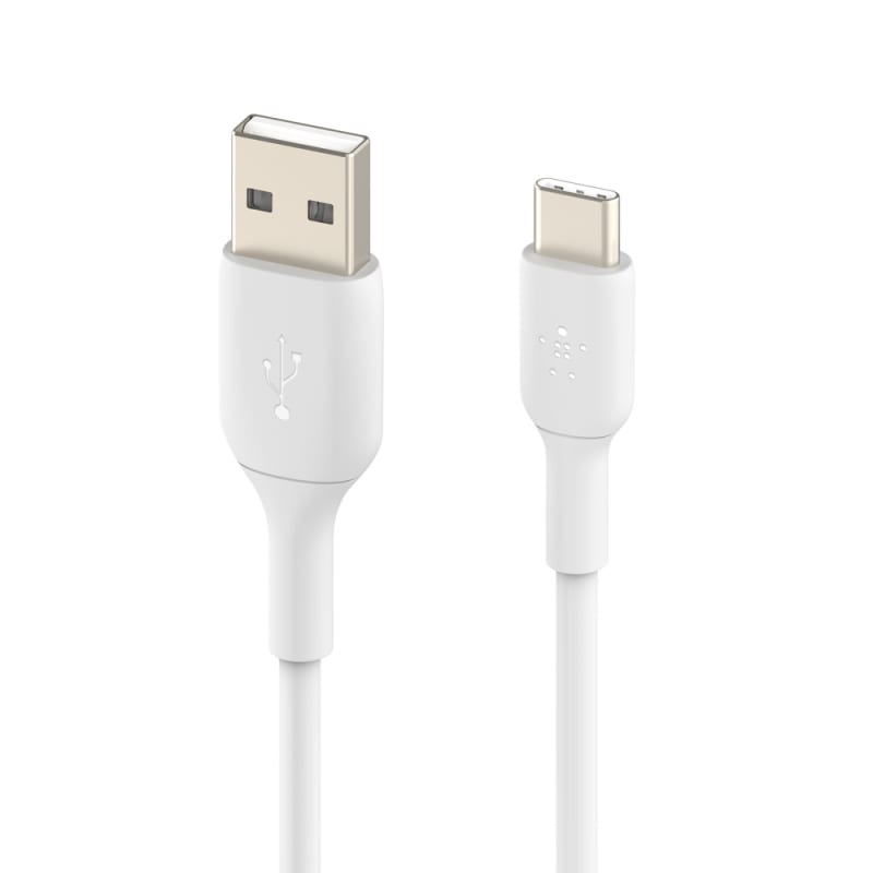 Belkin BoostCharge USB-A to USB-C 1M Cable Universally - White