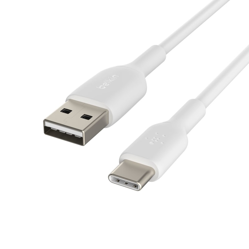 Belkin BoostCharge USB-A to USB-C 1M Cable Universally - White