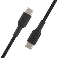 Thumbnail for Belkin BoostCharge USB-C to USB-C Braided 1M Cable - Black