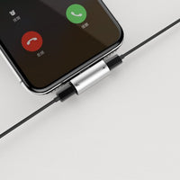Thumbnail for Baseus iPhone Lightning to 2in1 Audio Splitter Adapter Charger + Earphone - Black