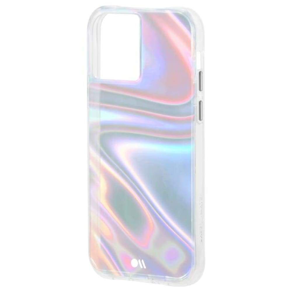 Case-Mate Soap Bubble Case for iPhone 12/12 Pro 6.1 - Iridescent - Accessories