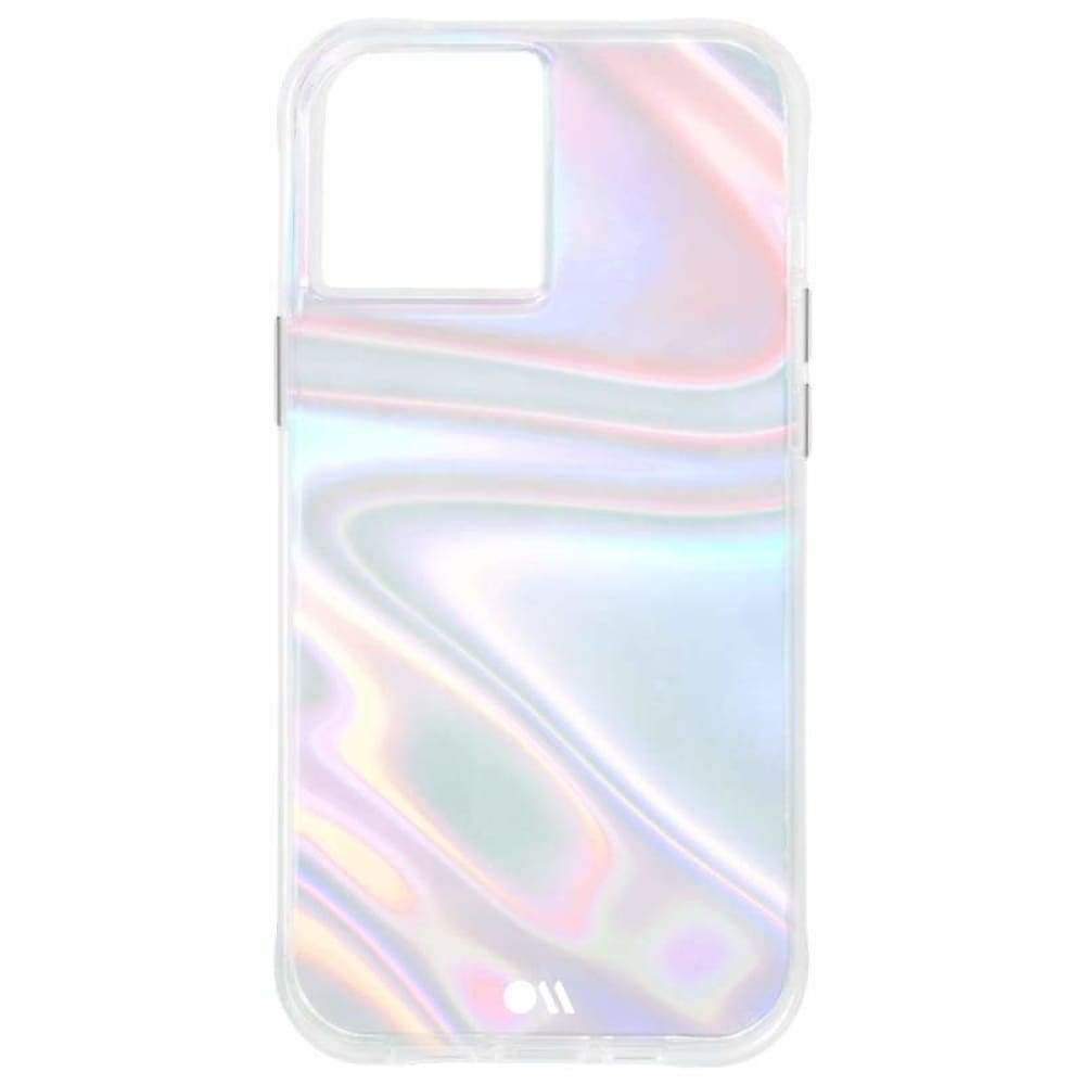 Case-Mate Soap Bubble Case for iPhone 12/12 Pro 6.1 - Iridescent - Accessories