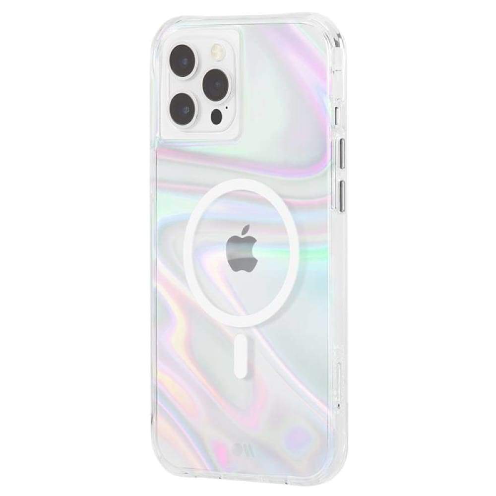 Case-Mate Soap Bubble Magsafe Case-For iPhone 12/12 Pro 6.1 - Iridescent - Accessories