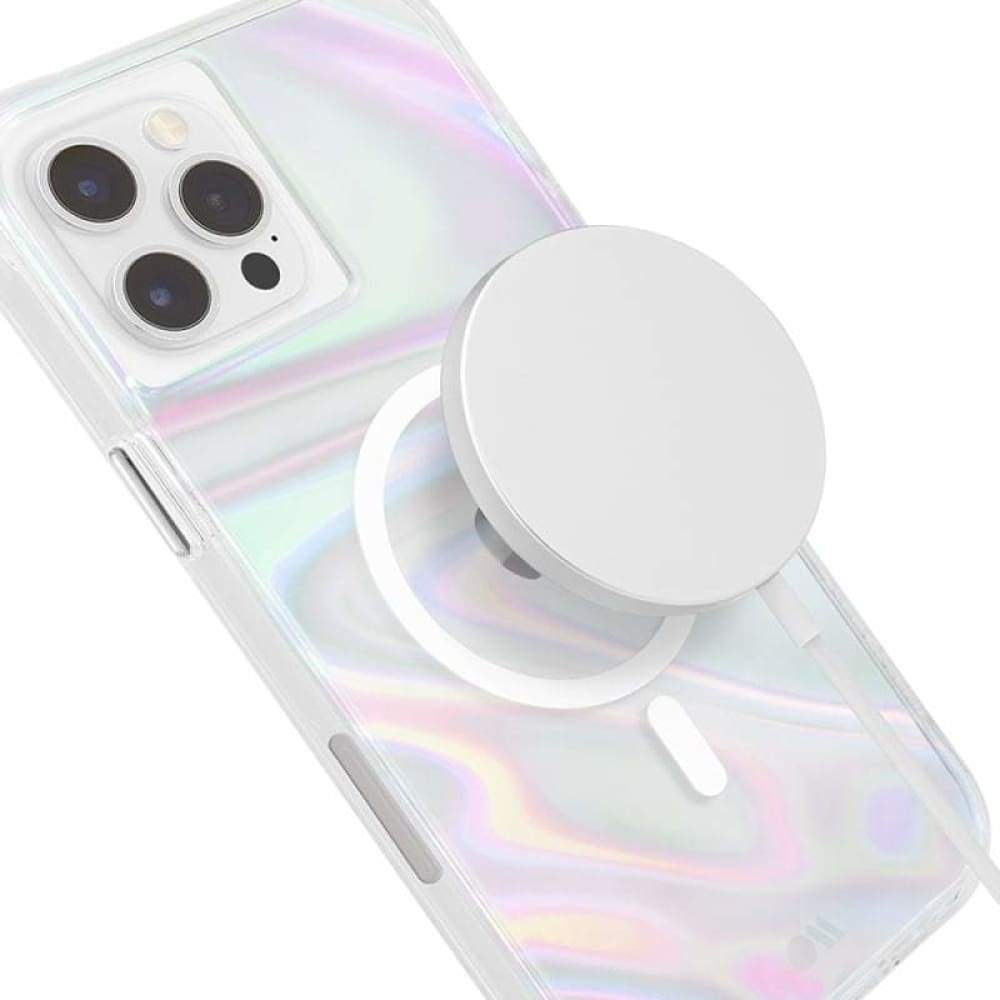 Case-Mate Soap Bubble Magsafe Case-For iPhone 12/12 Pro 6.1 - Iridescent - Accessories
