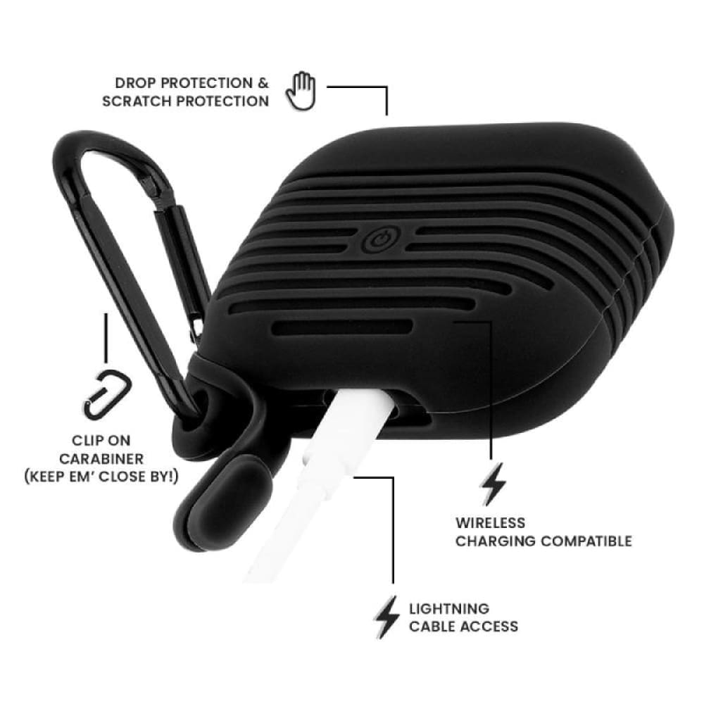 CaseMate Airpods Pro Tough Case - Black - Accessories