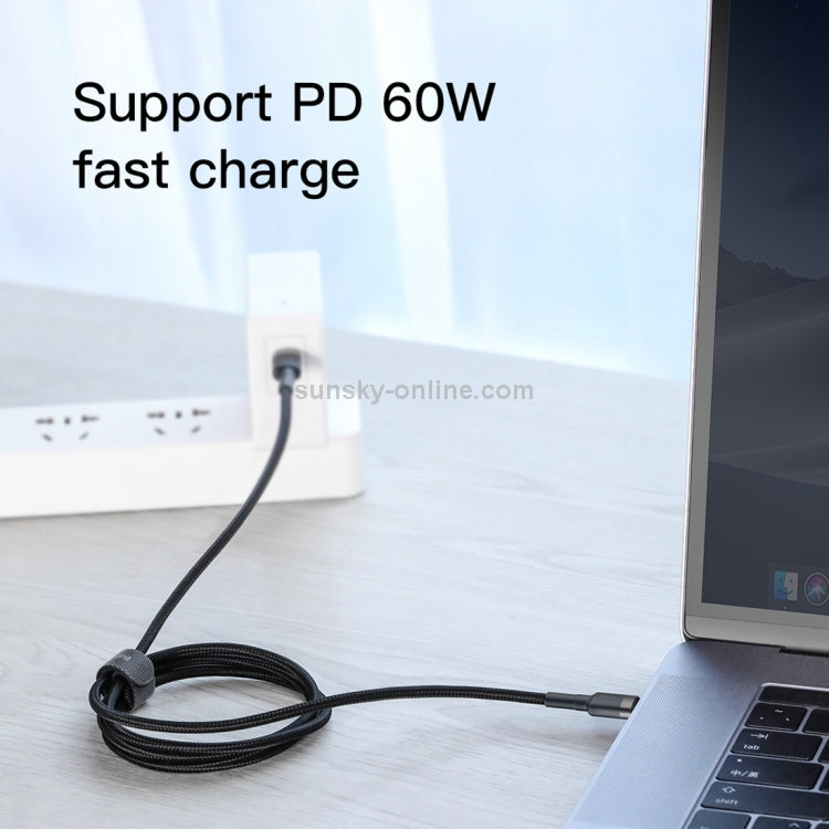 Baseus Cafule USB-C to USB-C Cable 1Meter 60W PD 2.0 Fast Charging  - Black/Grey