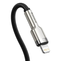 Thumbnail for Baseus Metal Cable USB-C to Lightning PD 20W 1 metre - Black