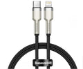 Baseus Metal Cable USB-C to Lightning PD 20W 1 metre - Black