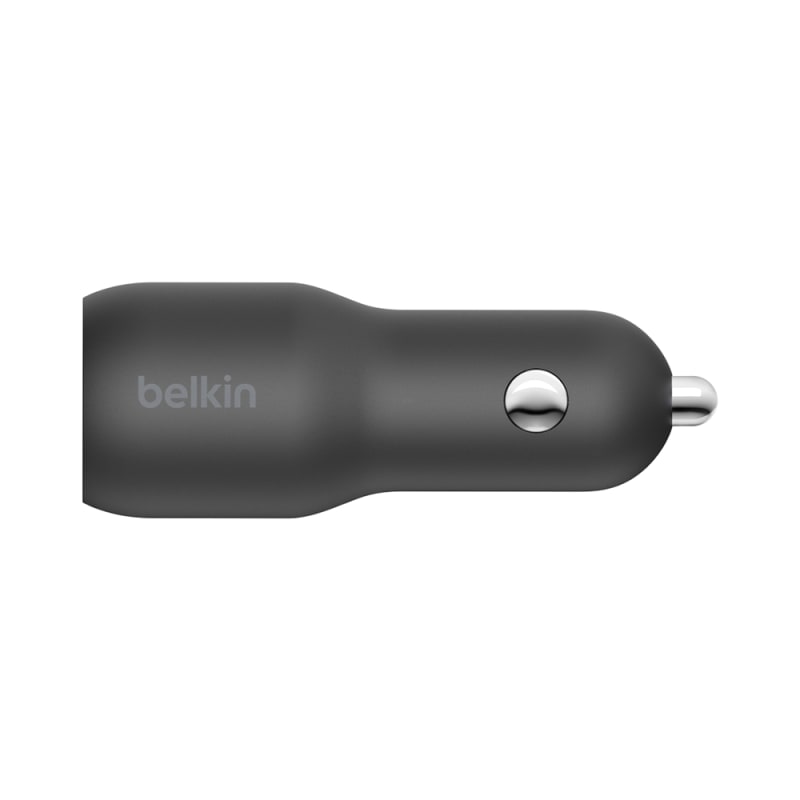 Belkin 37w Dual Car Charger USB-C & USB-A PPS - Black