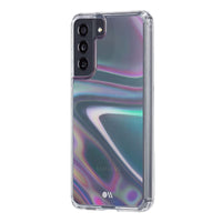 Thumbnail for Case-Mate Soap Bubble Case Antimicrobial For Samsung Galaxy S21 FE 5G - Multi