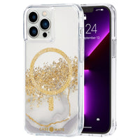 Thumbnail for Case-Mate Karat Marble Case with MagSafe Antimicrobial for iPhone 13 Pro Max (6.7) - Multi