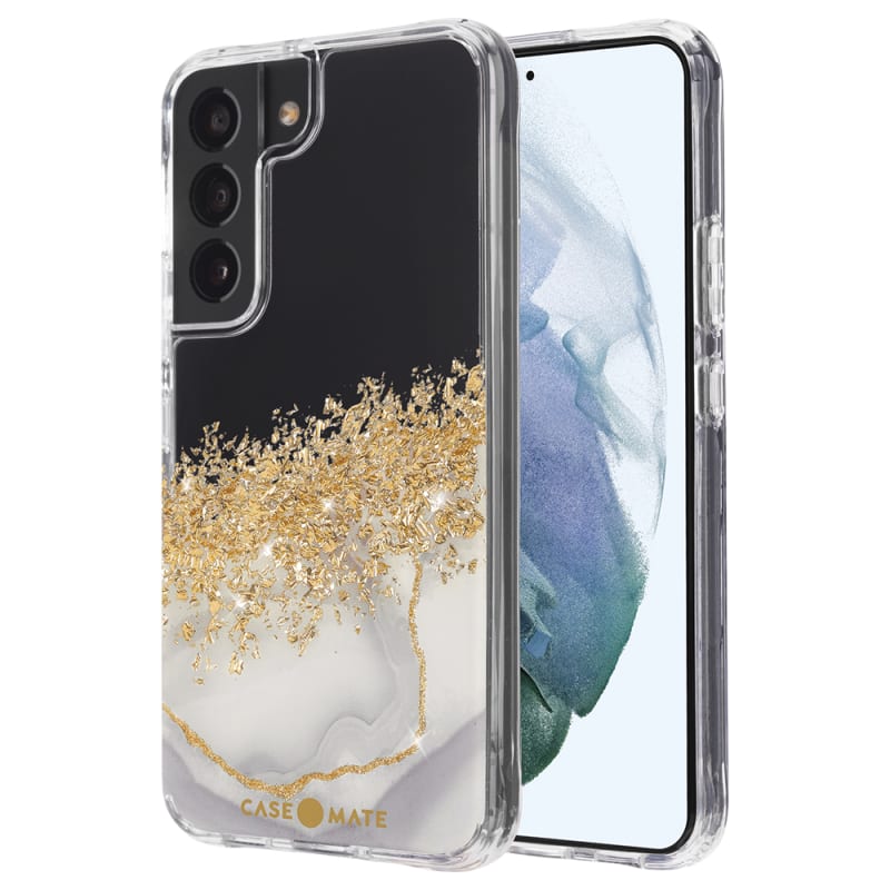 Case-Mate Karat Marble Case for Samsung Galaxy S22 (6.1) - White