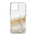 Case-Mate Karat Marble 2.4M Drop Tested Case for iPhone 14 Pro (6.1") - White Marble