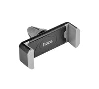 Thumbnail for Hoco CPH01 Simple Air Vent GPS Car Holder For Universal Phone - Black