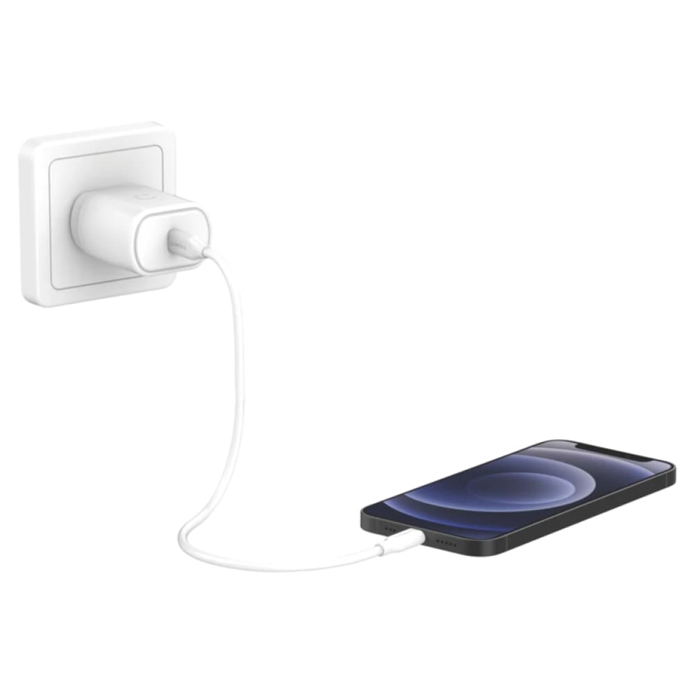 Cygnett 20W USB-C PD Wall Charger - White - Accessories