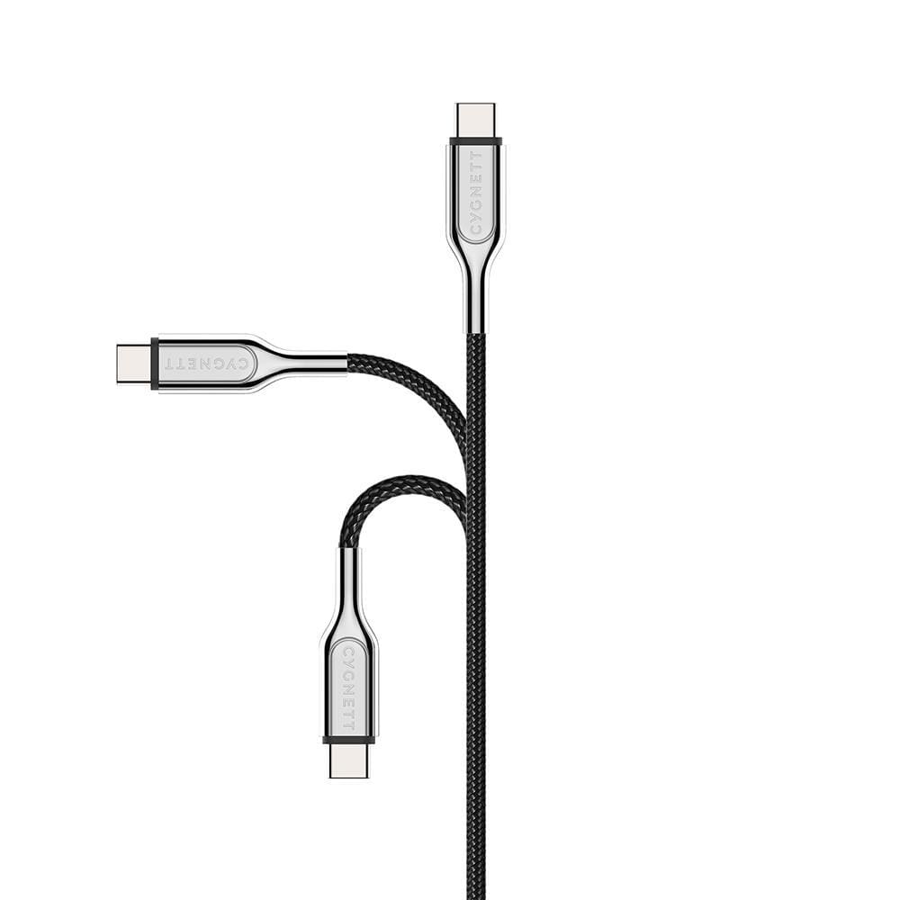 Cygnett Armoured Lightning to USB-C Cable (2m) - Black - Accessories