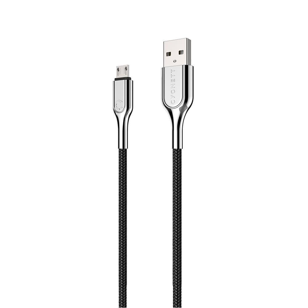 Cygnett Armoured Micro USB to USB-A Cable (1m) - Black - Accessories