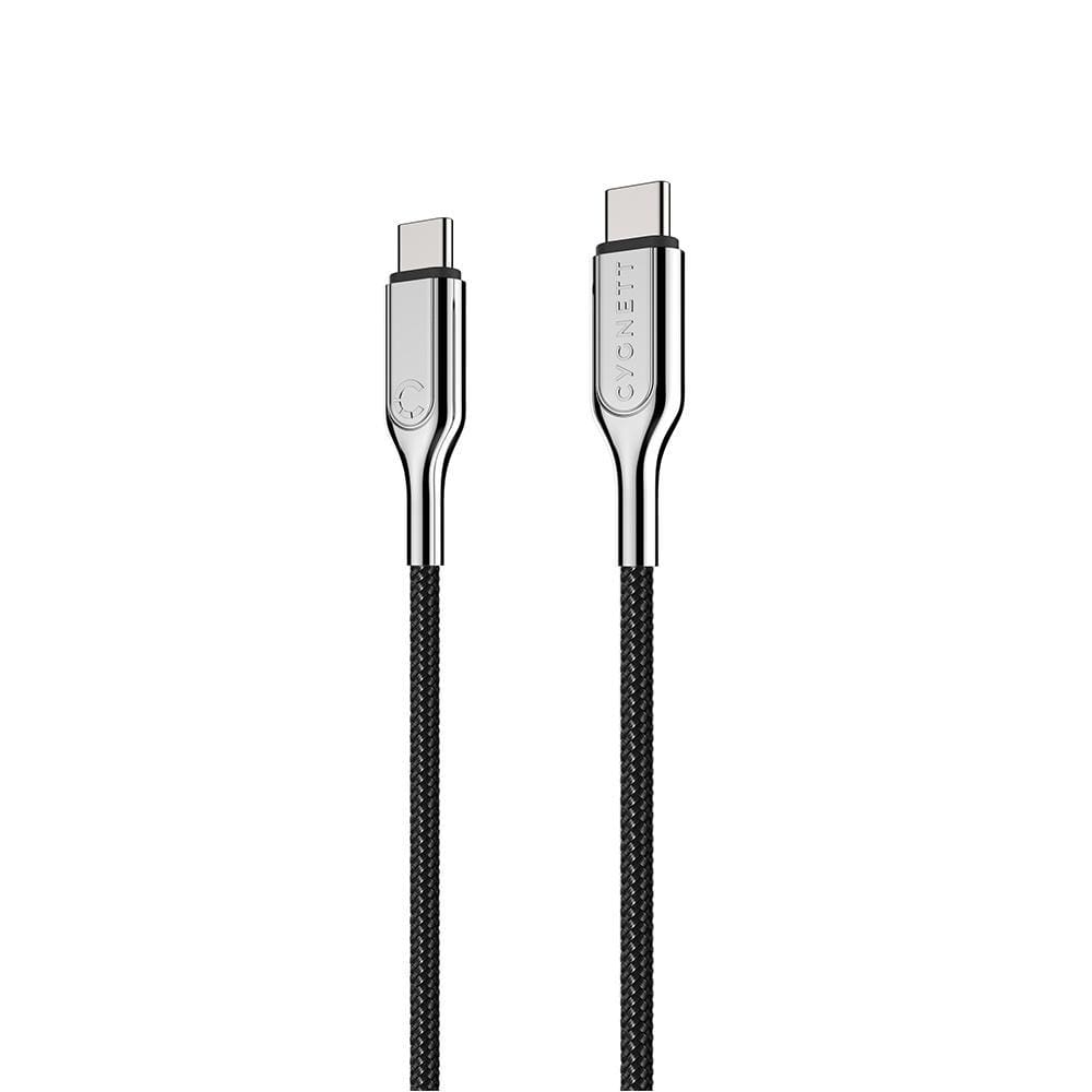 Cygnett Armoured USB-C to USB-C (USB 2.0) Cable (1m) - Black - Accessories