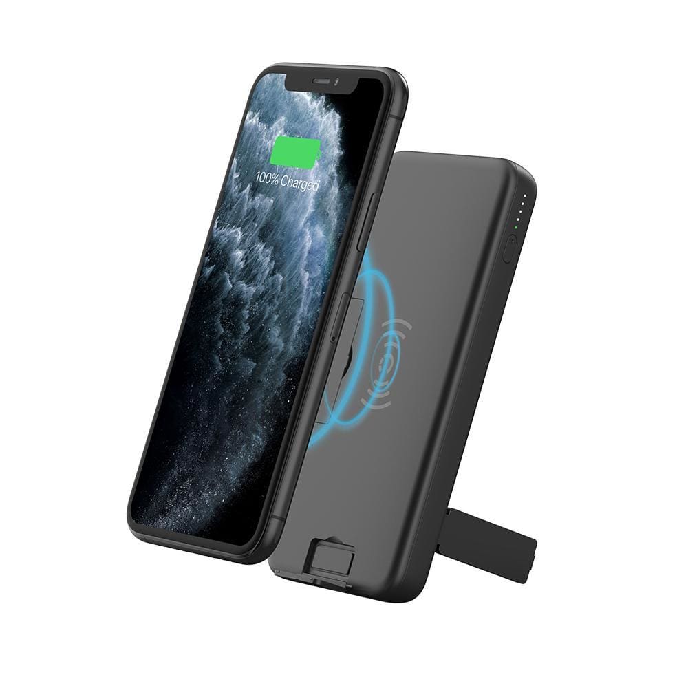 Cygnett Chargeup Companion 10,000 mAh Wireless Power Bank and Stand - Black - Accessories