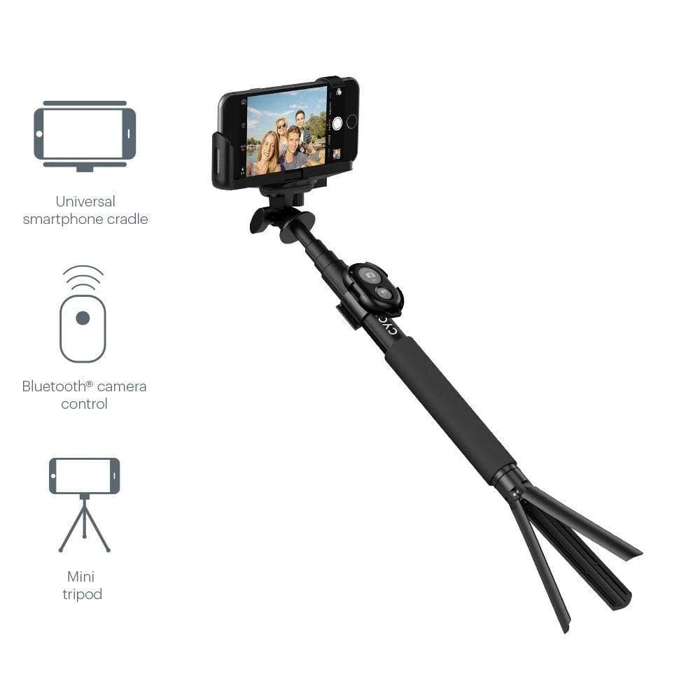 Cygnett Gostick Bluetooth Selfie Stick & Tripod with Remote - Accessories