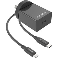 Thumbnail for Cygnett PowerPlus 18W PD + Lightning to USB-C cable - Accessories