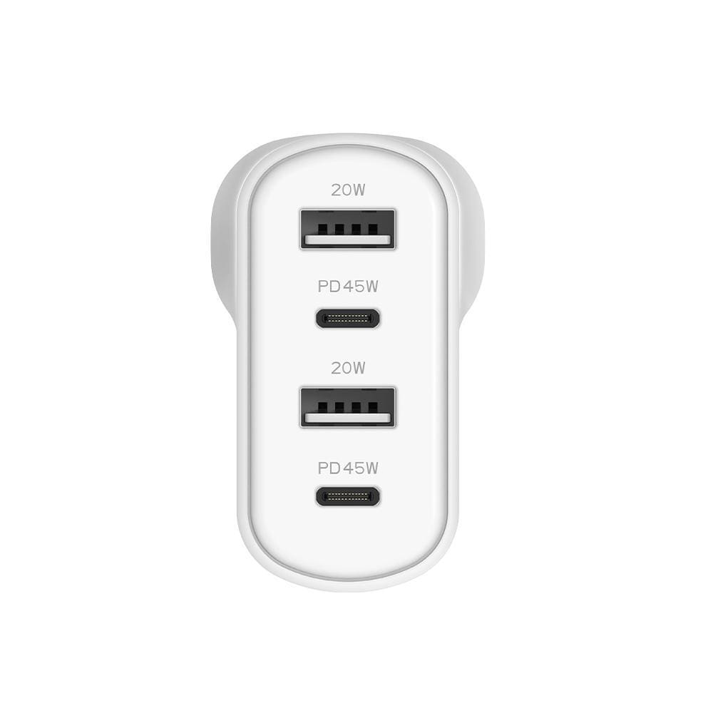 Cygnett Powerplus 45W Multiport Wall Charger AU - White - Accessories