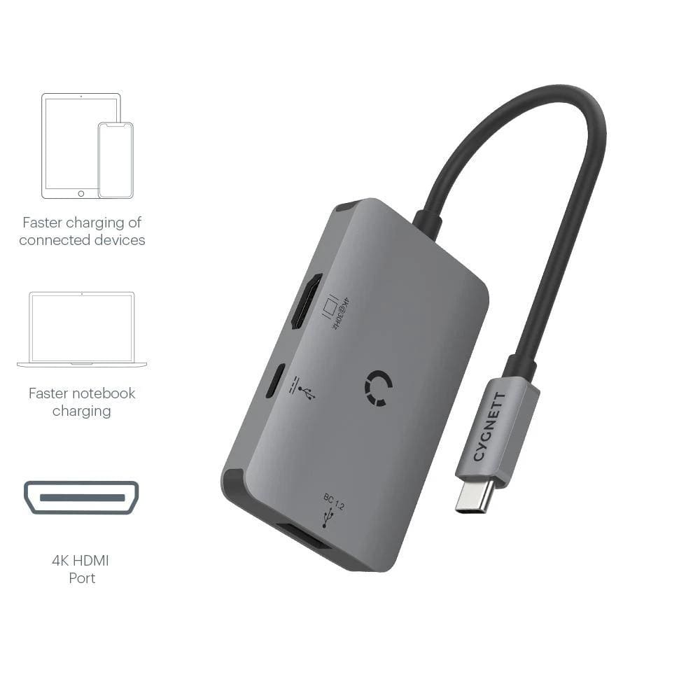 Cygnett Unite USB-C Hub HDMI/1 x USB-A/1 x USB-C - Accessories