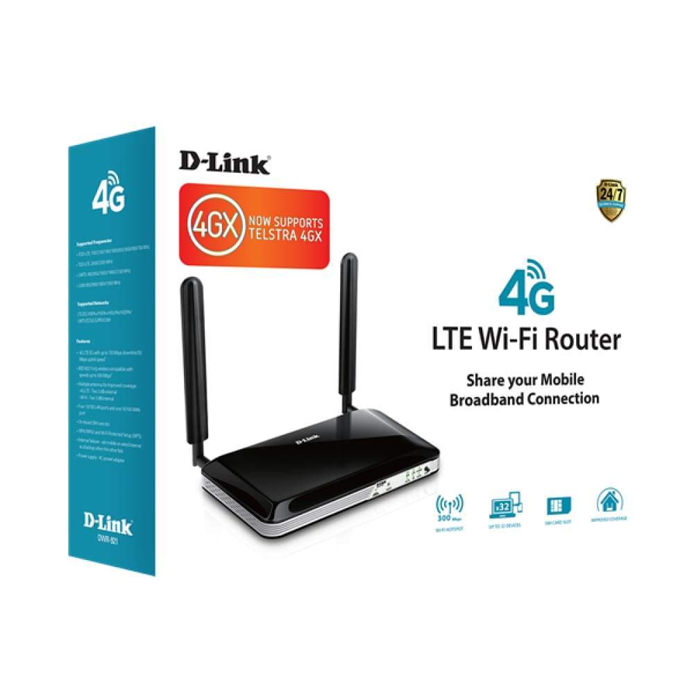 D-Link 4G LTE Router with Standard-size SIM Card Slot - Accessories