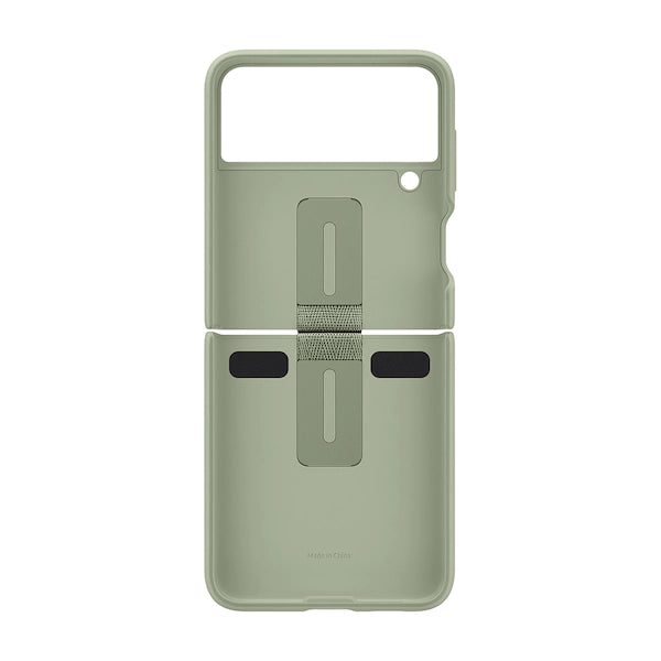 Samsung Silicone Cover With Ring for Galaxy Flip 3 - Olive Green